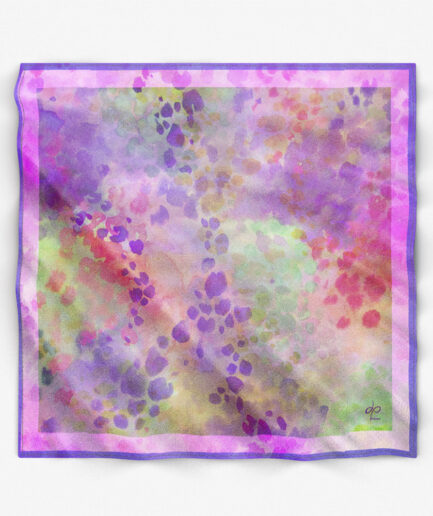 Carré 90 Watercolor Spotted