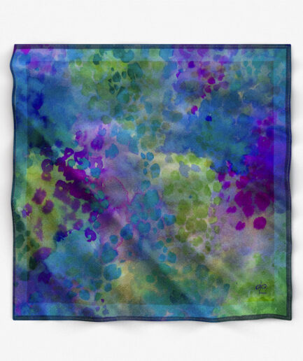 Carré 90 Watercolor Spotted